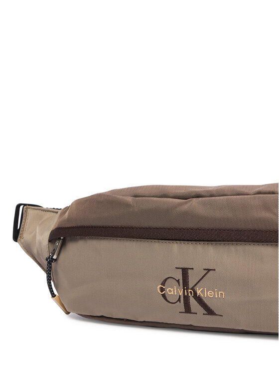 Calvin Klein Calvin Klein Ledvinka Bold Clrblk Belt Bag LV04D3525G Hnědá