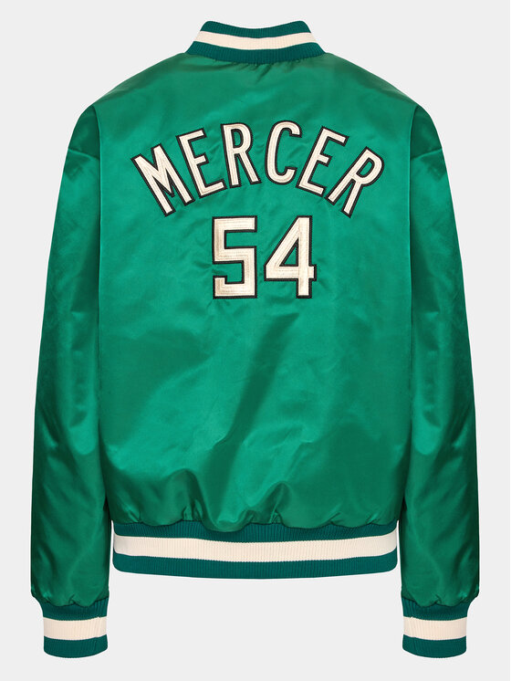 Mercer Amsterdam Mercer Amsterdam Kurtka bomber Unisex The Re-Varsity MEAP231010 Zielony Relaxed Fit