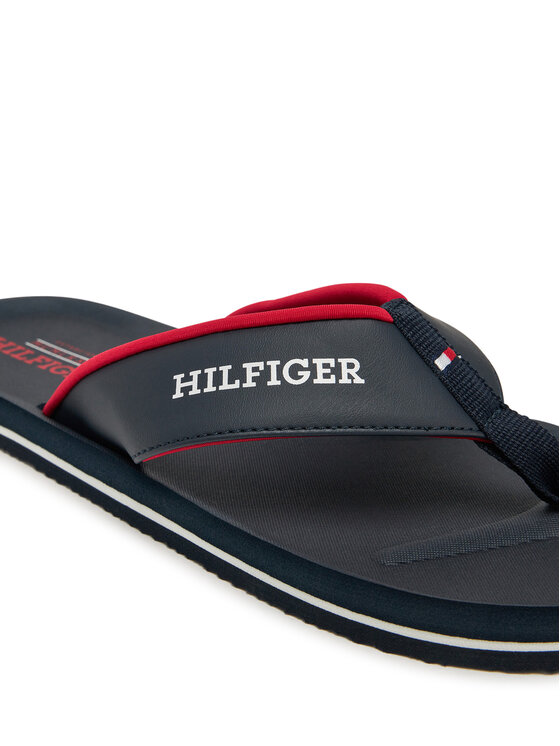 Tommy Hilfiger Tommy Hilfiger Japonke Padded Comfort Hilfiger B Sandal FM0FM05440 Mornarsko modra