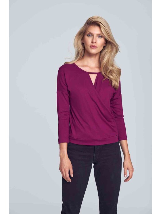 FIGL FIGL Halenka M710 Růžová Regular Fit