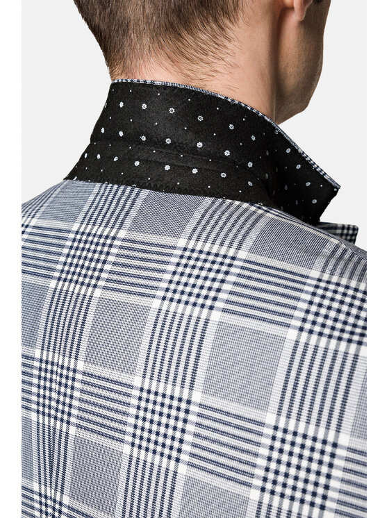 Lancerto Lancerto Marynarka Columbia MA131123000012.MIXCOLOR Szary Slim Fit