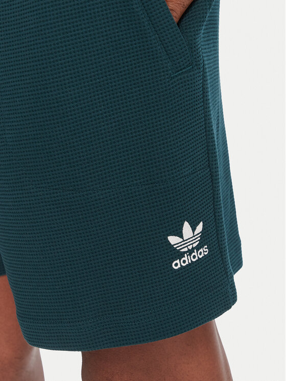 adidas adidas Sportiniai šortai Essentials Trefoil JW1040 Žalia Regular Fit