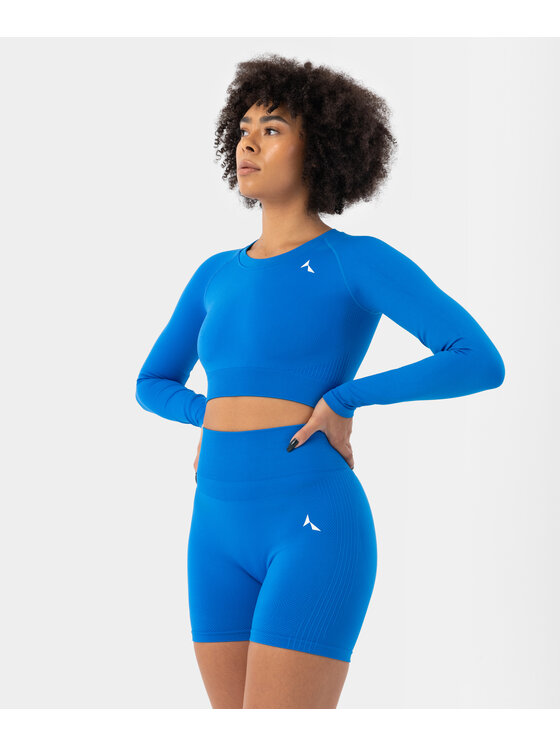 Carpatree Carpatree Top Blaze longsleeve Niebieski Fitted Fit