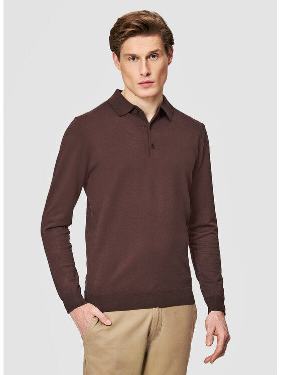 Pako Lorente Pako Lorente Sweter P26SF-2X-004 Brązowy Classic Fit