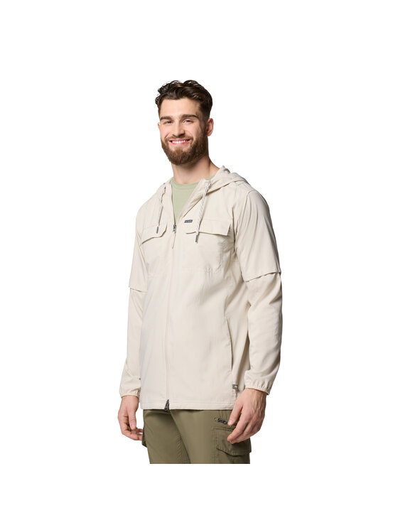 Columbia Columbia Kurtka przejściowa Columbia Skien Valley Hooded Light Jacket Beżowy Regular Fit