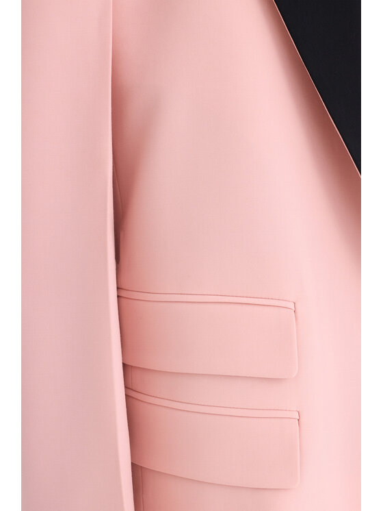 Epuzer Epuzer Marynarka Wool in rose Różowy Loose Fit