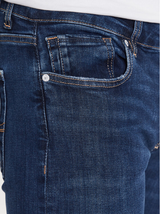 Guess Guess Jeans Miami M3YAN1 D52F1 Dunkelblau Skinny Fit