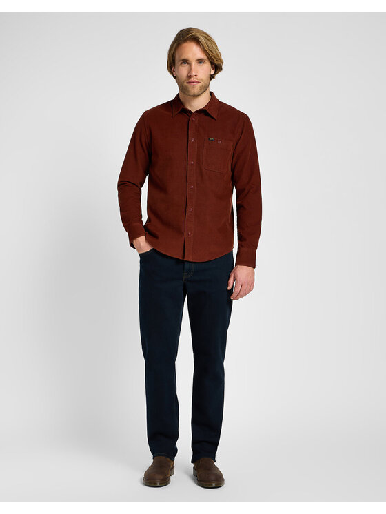 Lee Lee Camicia 112355736 Rosso Regular Fit