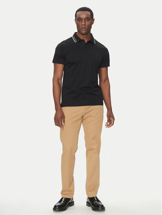 KARL LAGERFELD KARL LAGERFELD Polo 745002 552200 Czarny Slim Fit