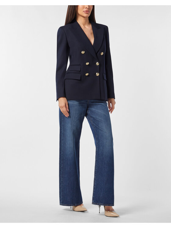 PHILIPP PLEIN PHILIPP PLEIN Marynarka 24851 Granatowy