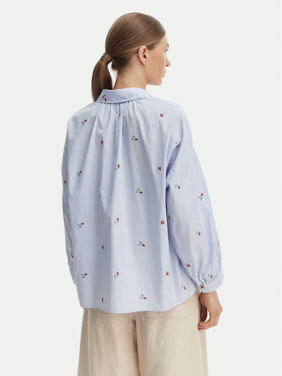 Weekend Max Mara Weekend Max Mara Ing Butterfly 2615111042 Kék Regular Fit