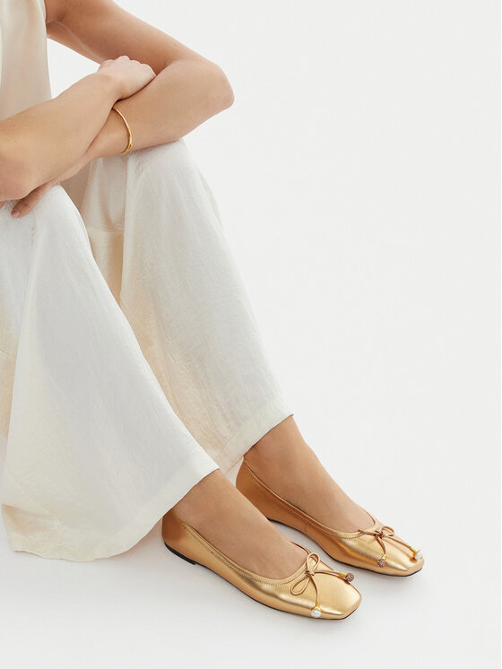 GINO ROSSI GINO ROSSI Ballerinas CEO-ROSE-LT2088 Goldfarben