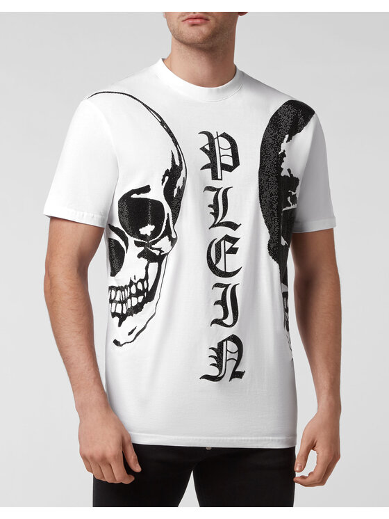 PHILIPP PLEIN PHILIPP PLEIN T-Shirt 2633 Biały Regular Fit
