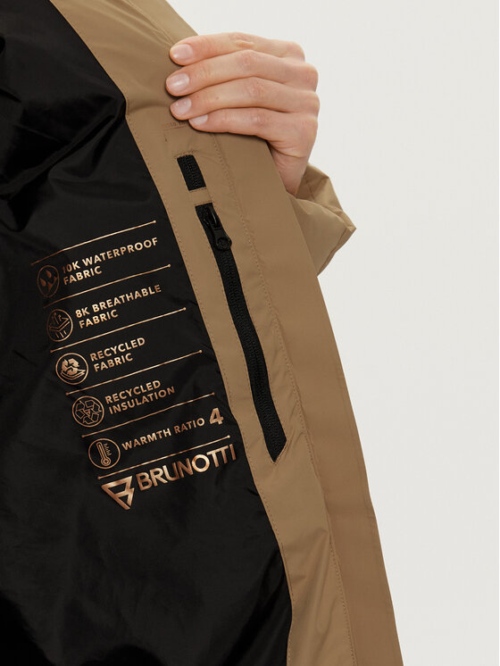 Brunotti Brunotti Winterjacke Bigsur 2322180309 Beige Regular Fit