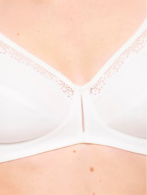 Triumph Triumph Biustonosz braletka Cotton Beauty 10094814 Biały