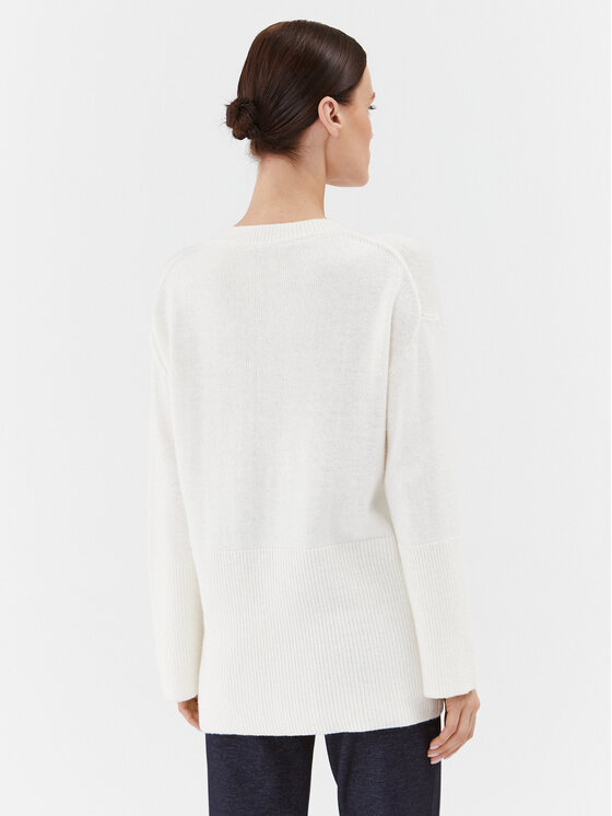 Marella Marella Sweter Anta 2333664137200 Biały Regular Fit
