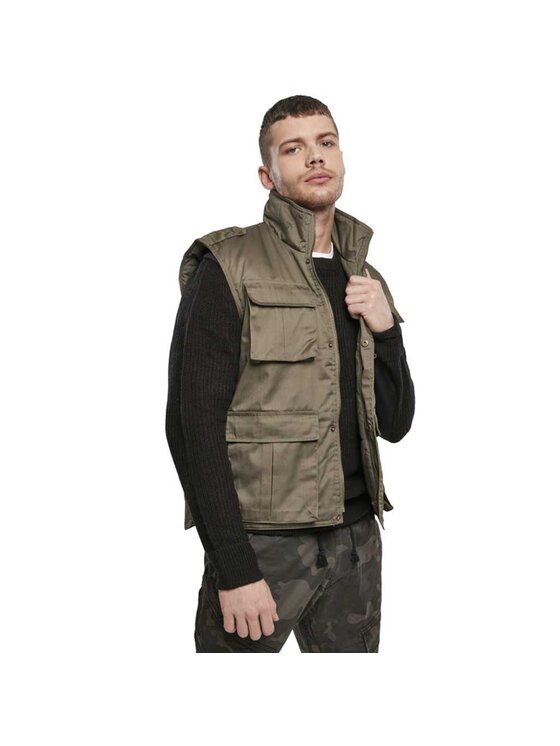Brandit Brandit Kamizelka 4014.1.XL Zielony Regular Fit