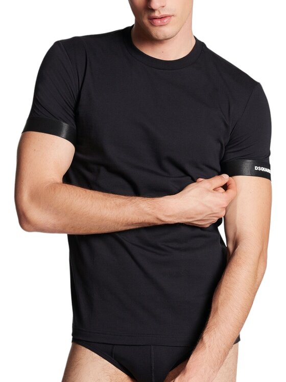 Dsquared2 Underwear Dsquared2 Underwear T-shirt shirt -Dsquared technicolor Nero Authentic Fit