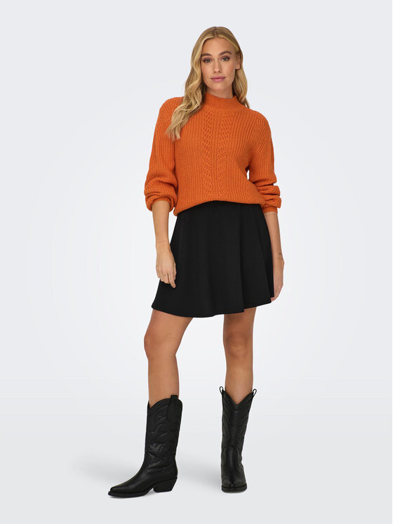 JDY JDY Rollkragenpullover Justy 15305467 Orange Regular Fit