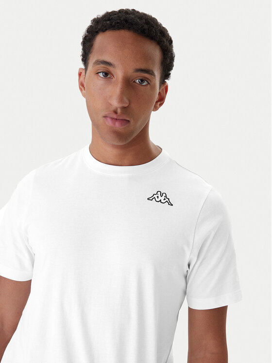 Kappa Kappa Marškinėlių komplektas Logo Sylvo 322562W Balta Regular Fit