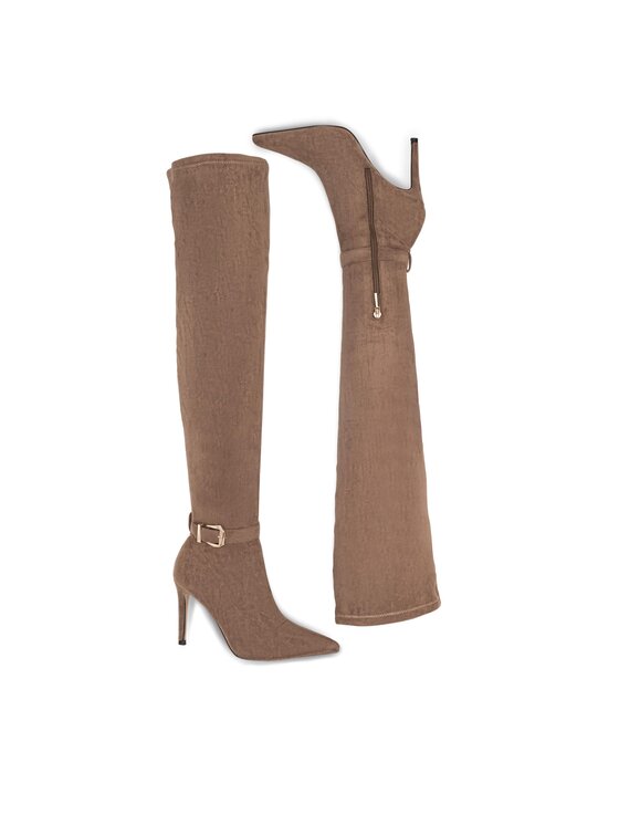 DeeZee DeeZee Stivali sopra il ginocchio Simone LS5629-20 Beige
