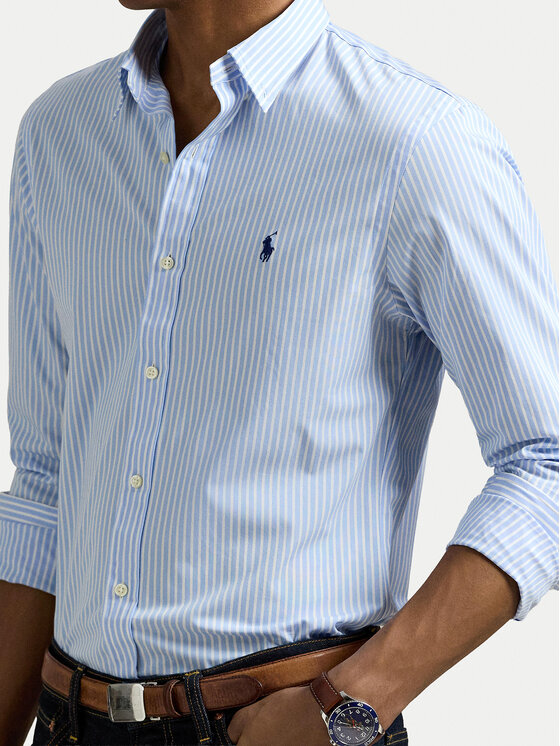 Polo Ralph Lauren Polo Ralph Lauren Košeľa 710929344020 Modrá Slim Fit