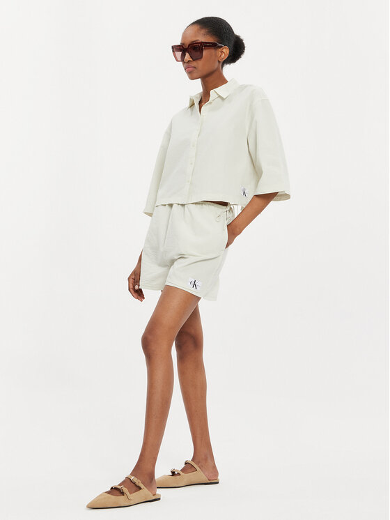 Calvin Klein Jeans Calvin Klein Jeans Camicia J20J223426 Écru Relaxed Fit