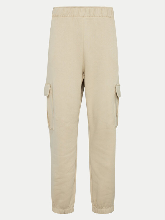 Champion Pantaloni da tuta 117554 Beige Loose Fit, taglia : XL