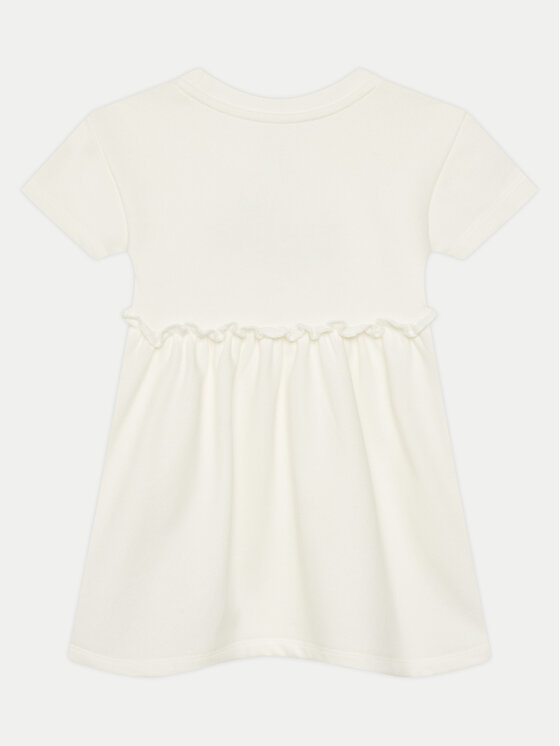 Gap Gap Každodenné šaty 736116-01 Écru Regular Fit