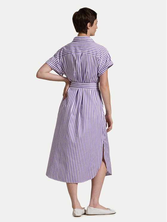 Polo Ralph Lauren Polo Ralph Lauren Sukienka koszulowa 211959911002 Fioletowy Regular Fit