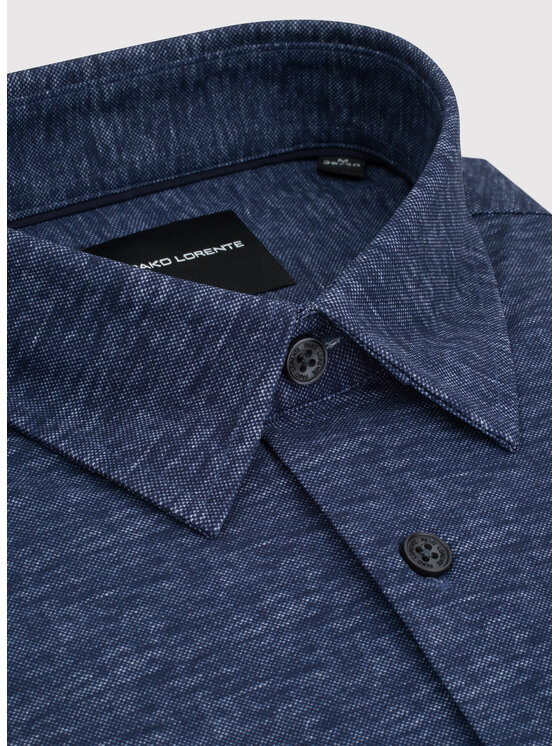 Pako Lorente Pako Lorente Koszula P26SF-1X-066 Granatowy Slim Fit