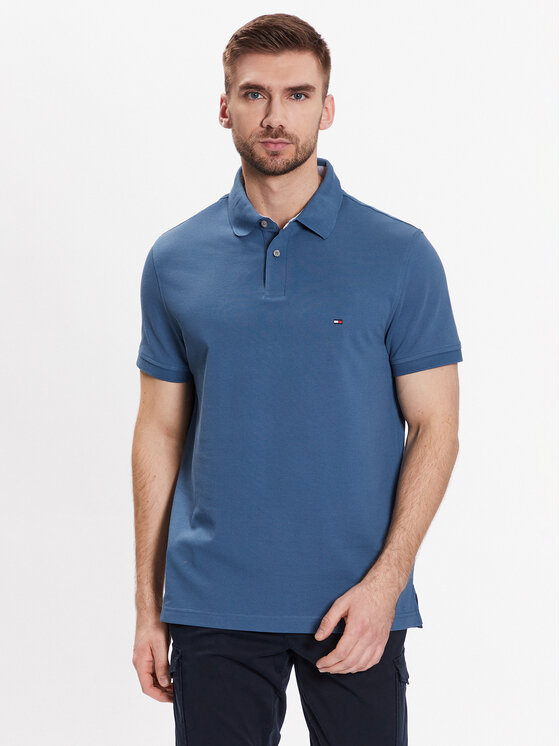 Tommy Hilfiger Tommy Hilfiger Polo marškinėliai MW0MW17770 Mėlyna Regular Fit