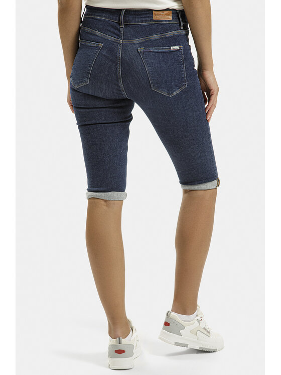 Cross Jeans Cross Jeans Szorty jeansowe P 457-037 Niebieski