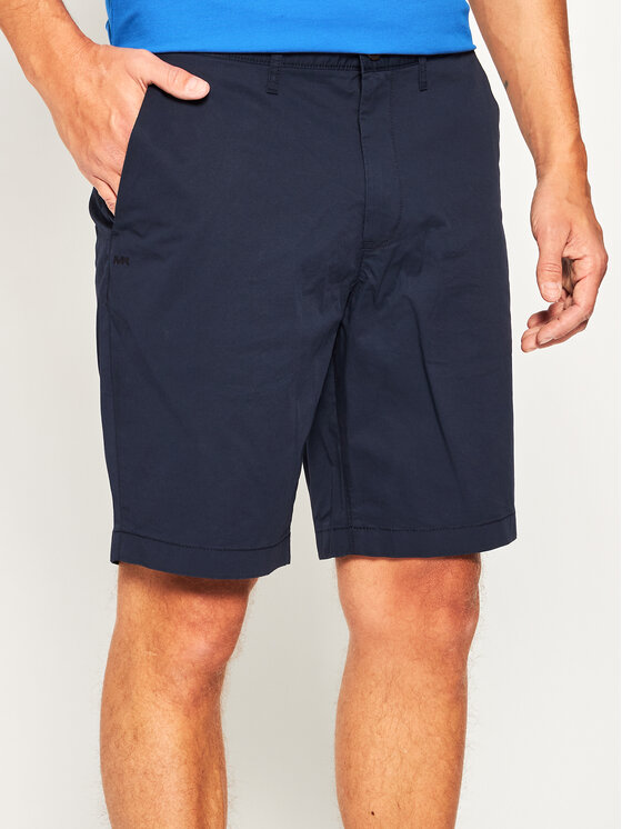 MICHAEL Michael Kors MICHAEL Michael Kors Kratke hlače iz tkanine Washed Stretch CS03CSK4JJ Mornarsko modra Regular Fit