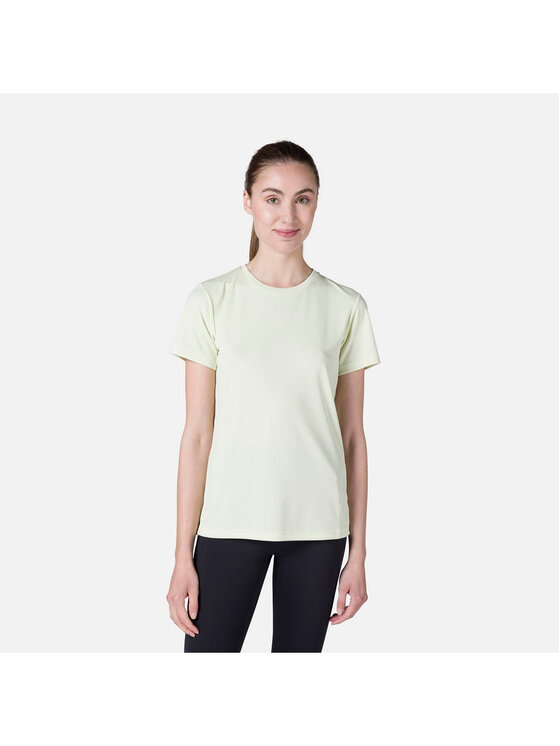 Rossignol Rossignol T-Shirt W Plain Tee Zielony Regular Fit