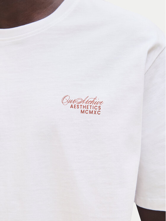 Jack & Jones Jack & Jones T-shirt Roar 12288099 Bijela Regular Fit