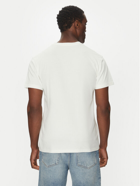 Quiksilver Quiksilver T-Shirt EQYZT08035 Biały Regular Fit