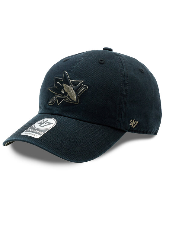 Șapcă 47 Brand NHL San Jose Sharks Ballpark Camo '47 CLEAN UP H-BPCAM22GWS-BK Negru