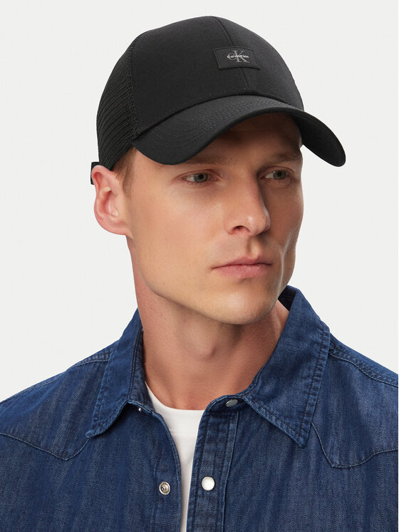 Calvin Klein Calvin Klein Šilterica Monologo Woven Patch Trucker LV04D5099G Crna