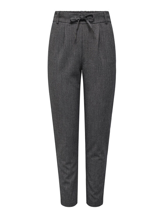 ONLY ONLY Spodnie materiałowe 15309862 Szary Regular Fit