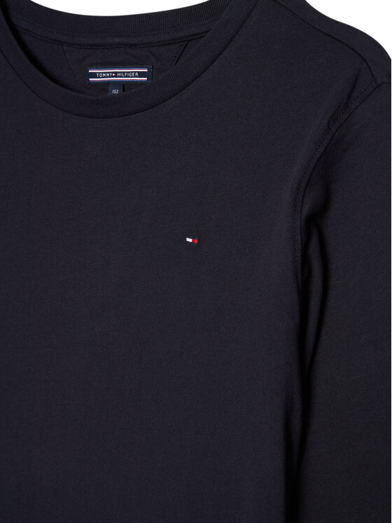 Tommy Hilfiger Tommy Hilfiger Majica KB0KB04141 D Tamnoplava Long Sleeve