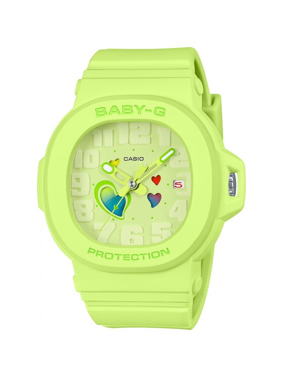 Zegarek Casio, Zielony, BGA-10-3AER