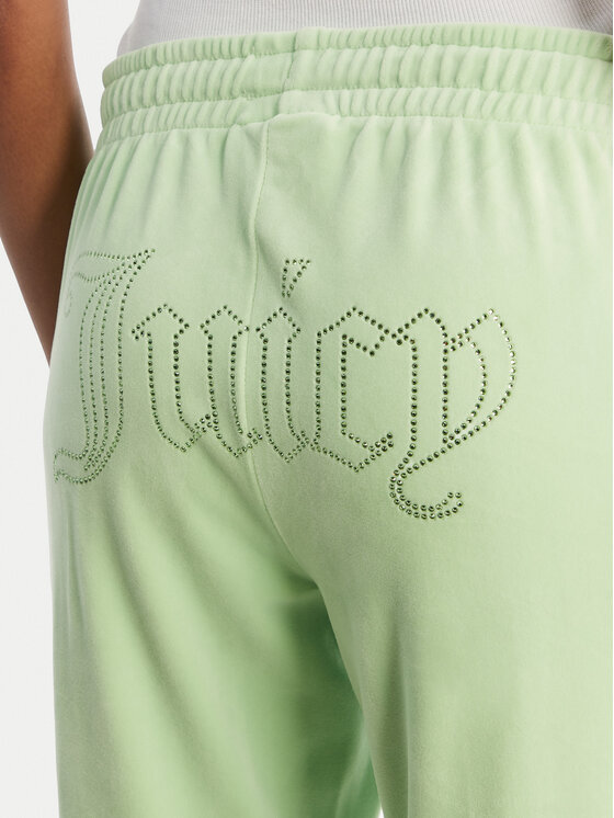 Juicy Couture Juicy Couture Долнище анцуг Tina JCWBJ126327 Зелен Straight Leg