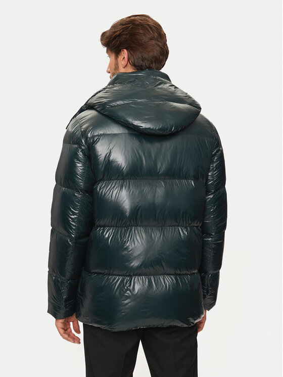 Hetregó Hetregó Daunenjacke Justin 8N562 Grün Regular Fit