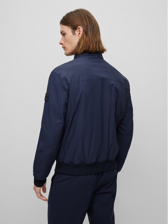 BOSS Boss Kurtka bomber P-Cordovan 50493682 Granatowy Regular Fit