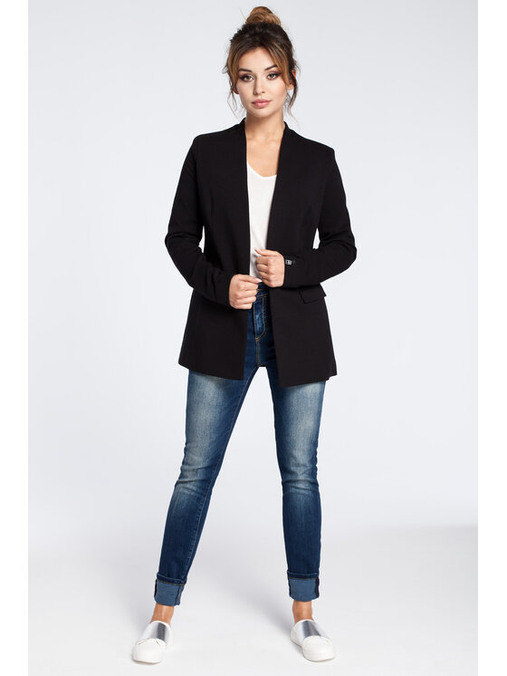 BeWear BeWear Marynarka B030 Czarny Active Fit
