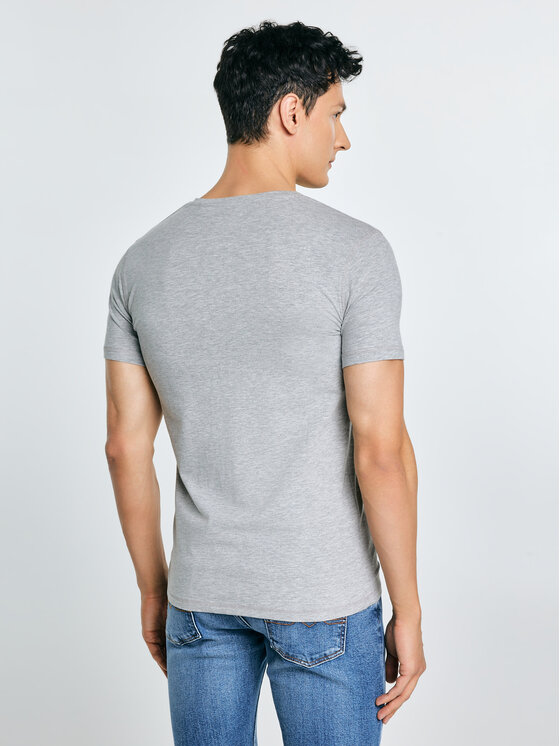 BIG STAR BIG STAR Koszula SUPICLASSICOV Szary Slim Fit