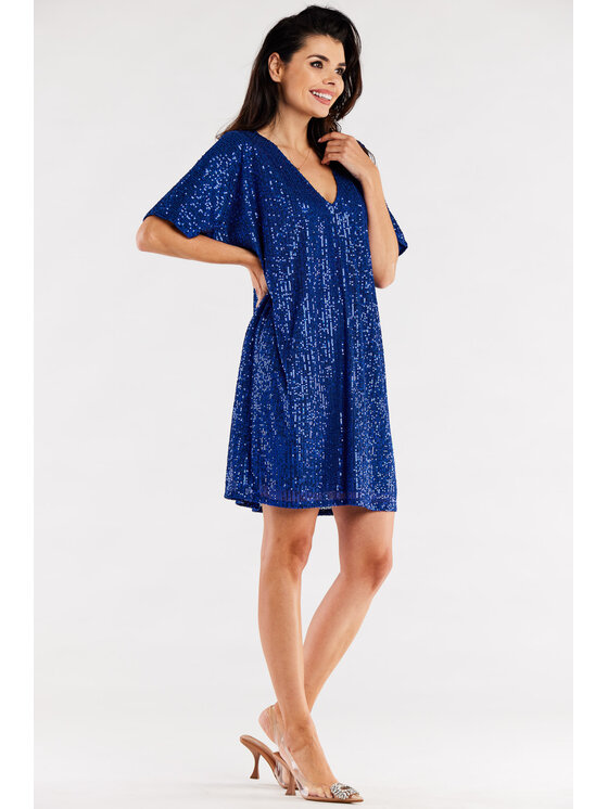 Awama Awama Abito da sera A566 Blu Basic Fit