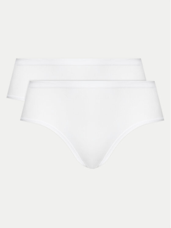 Triumph Triumph Набір з 2 пар класичних трусів із високою талією Sense Of Cotton 10225046 Білий