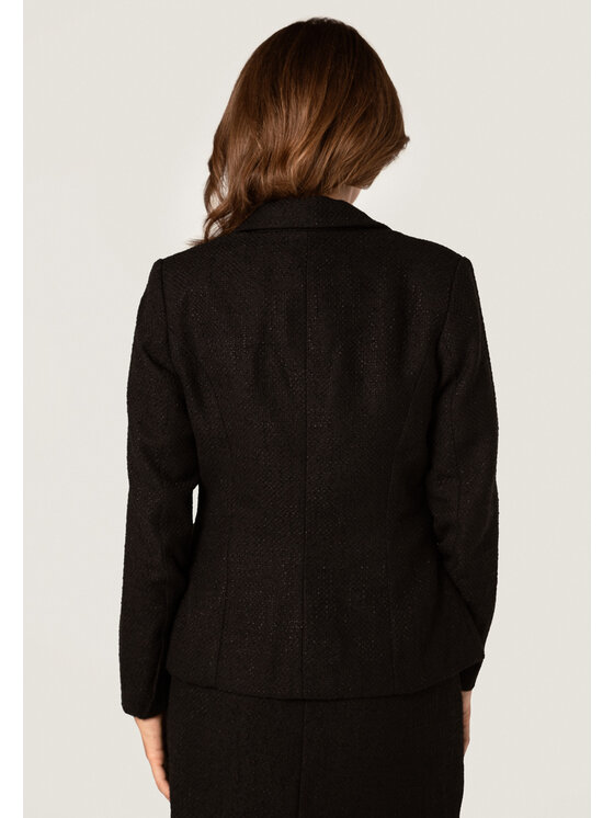 QUIOSQUE QUIOSQUE Sako STARK JACKET Černá Regular Fit
